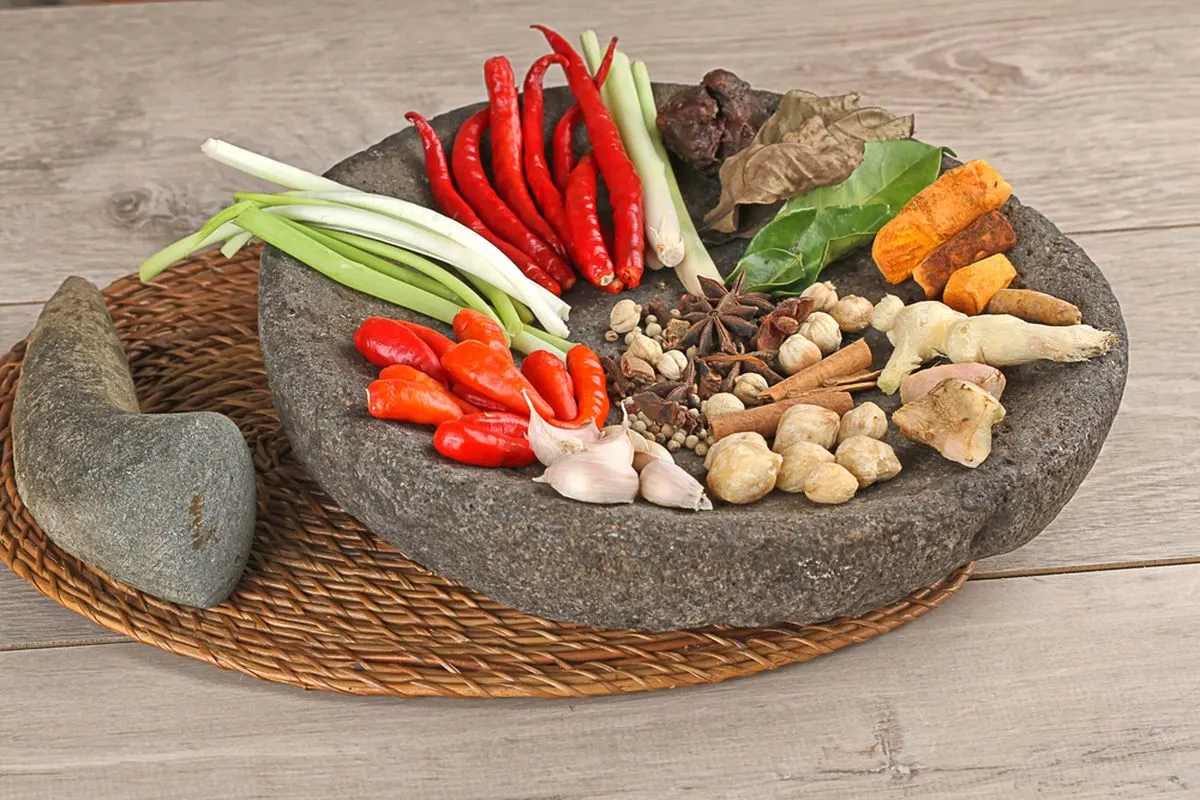ilustrasi bumbu dapur