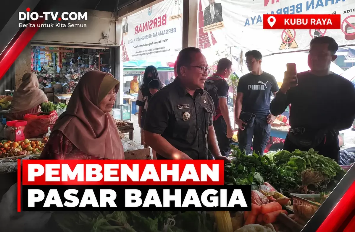 Pemerintah Kabupaten Kubu Raya, Kalimantan Barat, berencana melakukan pembenahan menyeluruh terhadap Pasar Bahagia di Desa Kuala Dua, Kecamatan Sungai Raya.  Artikel ini adalah bagian dari Mitra Promedia Group dan sudah tayang dengan judul "Pasar Bahagia Kuala Dua, Pemerintah Kabupaten Kubu Raya, Kalimantan Barat Siapkan Rp4 Miliar untuk Pembenahan!" Baca selengkapnya di: https://www.dio-tv.com/kalimantan/50417707569/pasar-bahagia-kuala-dua-pemerintah-kabupaten-kubu-raya-kalimantan-barat-siapkan