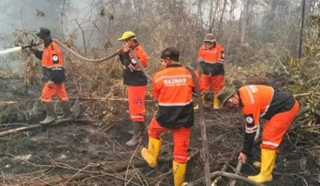 Baznas Kerahkan 70 Personel Bantu Penanganan Karhutla di Kalimantan